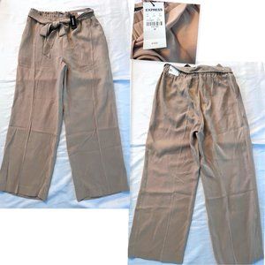 NWT Express High Rise Wide Leg Ankle Trousers